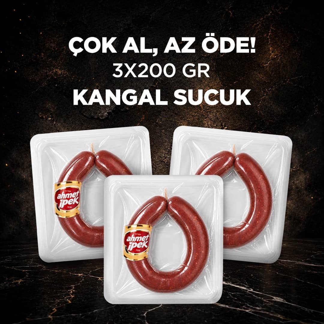 Ahmet İpek Kangal Sucuk 3x200gr